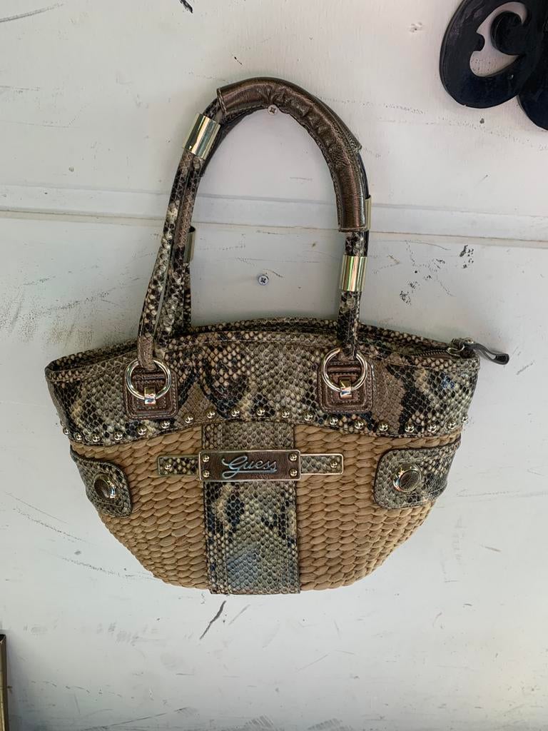 Tas mooie Guess dames tas bag schoudertas, Ophalen of Verzenden, Zo goed als nieuw, Handtas