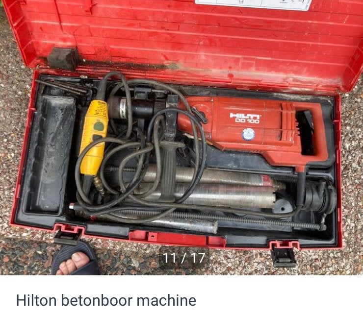 Hilti Beton boormachine dd100, Ophalen, Zo goed als nieuw, Boormachine