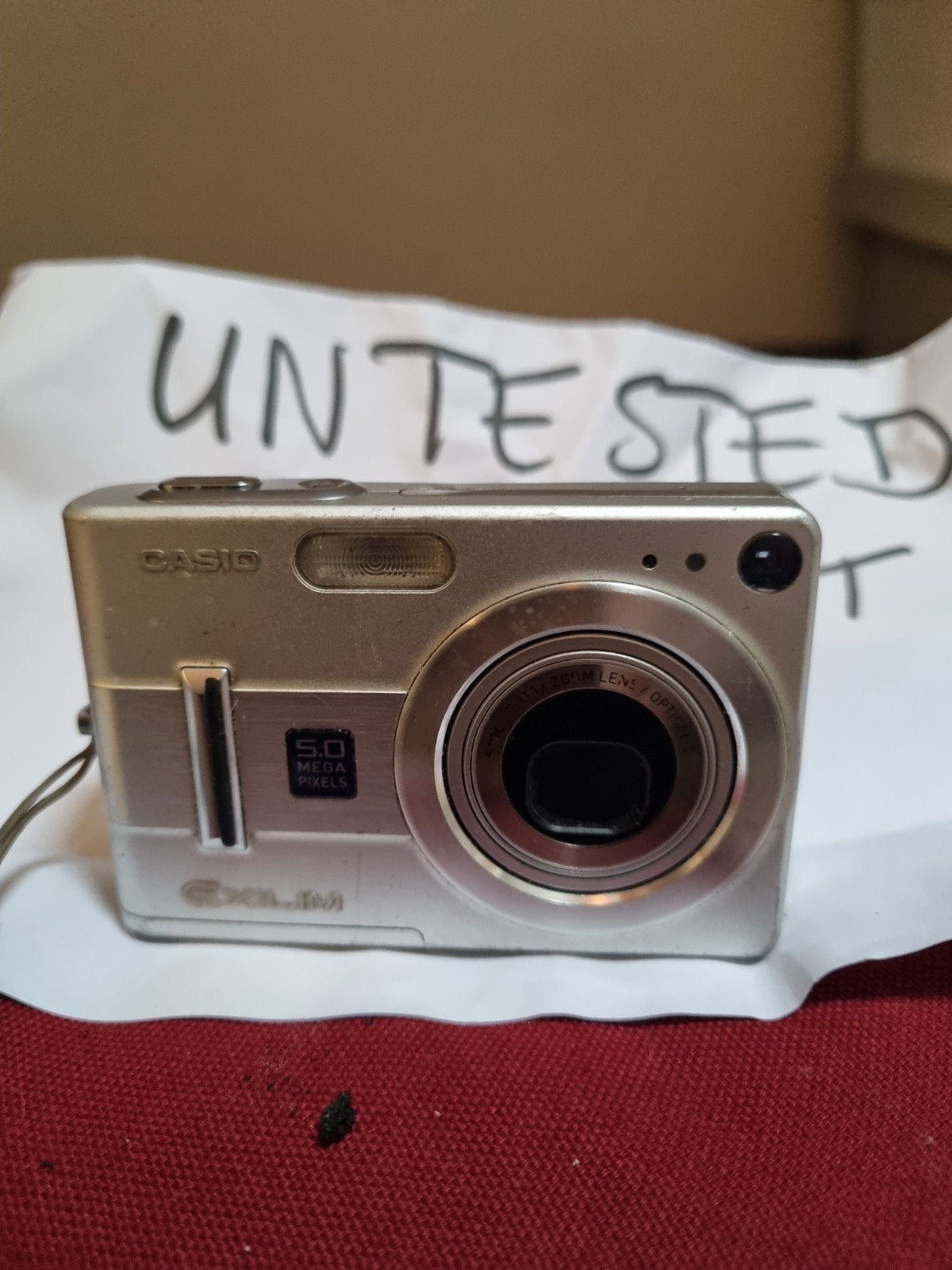 Casio Exilim EX-Z55 Compact camera ongetest, Ophalen of Verzenden, Niet werkend, Compactcamera, Casio