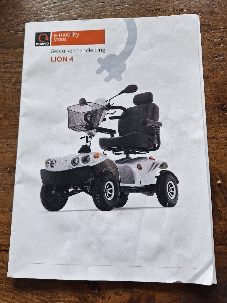 Scootmobiel, Ophalen, Gebruikt, 16 km/u of meer, Mango