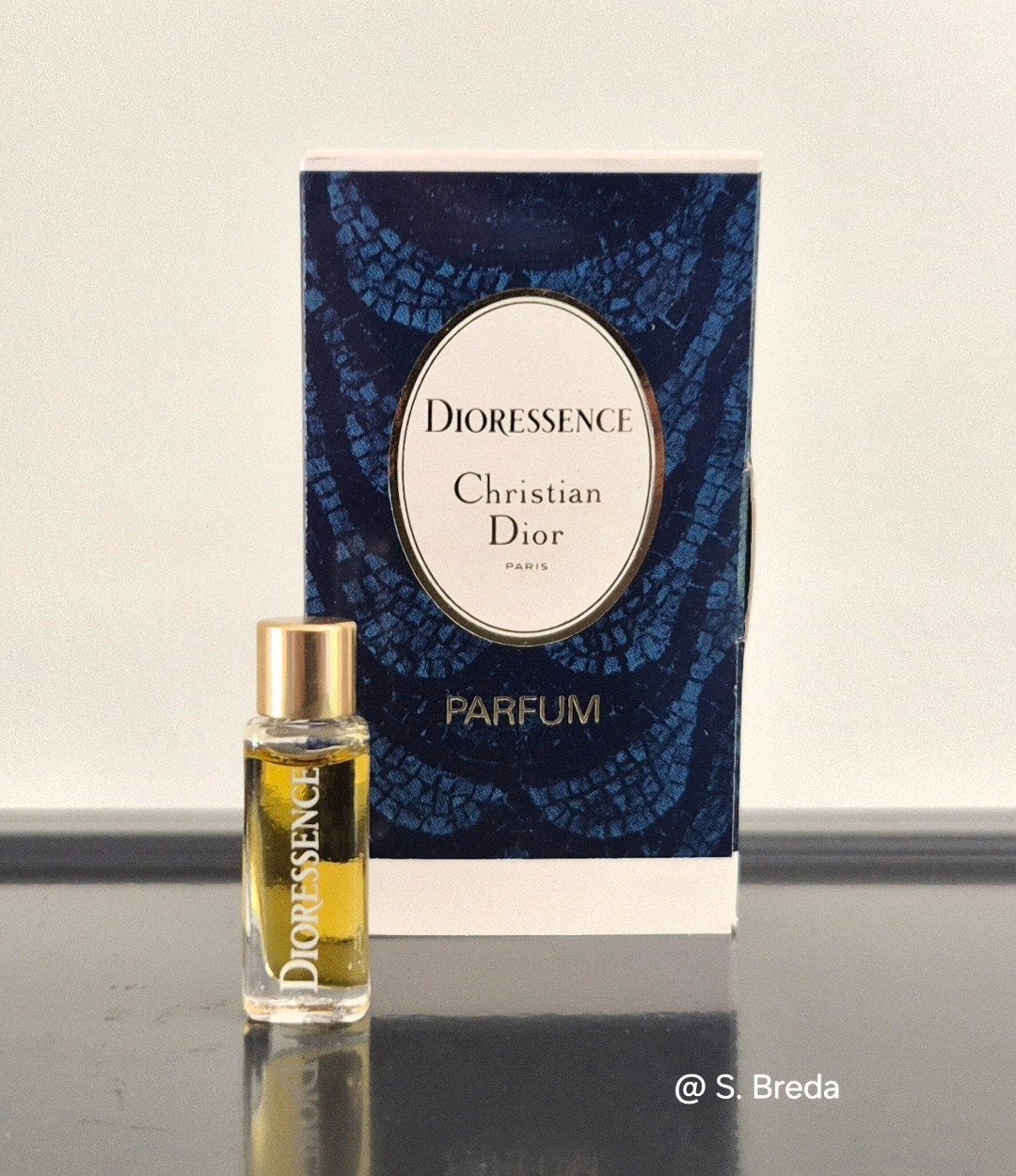 Christian Dior - Dioressence - Parfum miniatuur in doosje, Ophalen of Verzenden, Zo goed als nieuw, Miniatuur, Gevuld