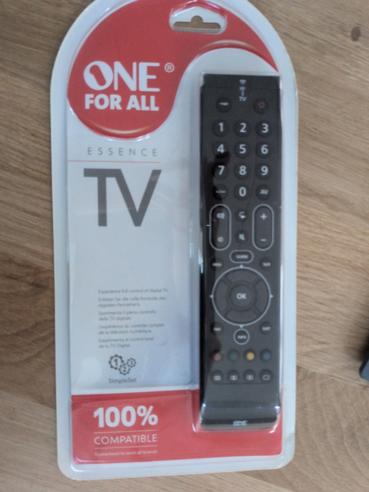 One For All Essence TV Afstandsbediening URC 7110, Audio, Tv en Foto, Ophalen, Nieuw, Universeel, Tv
