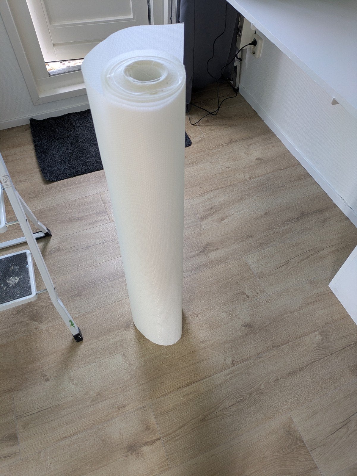 Glasweefsel behang 125g/m2, Huis en Inrichting, Ophalen, Glasvezelbehang, Wit, Overige merken