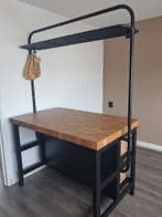 Vadholma keukeneiland zo goed als nieuw!, Ophalen, 100 tot 150 cm, 75 cm of meer, Zwart