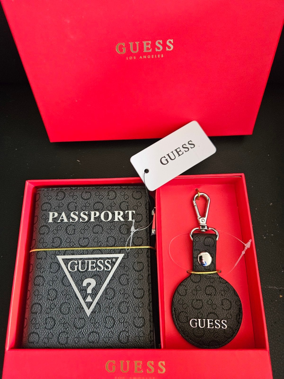 Nieuw paspoorthouder van guess zwart, Ophalen of Verzenden, Nieuw, Zwart, Guess