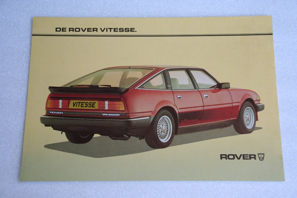 Folder - flyer Rover Vitesse (1982) (4), Ophalen of Verzenden, Nieuw, Overige merken