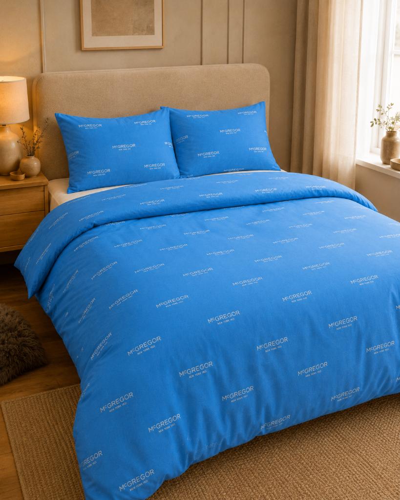 McGregor Gift Blue dekbedovertrek 200x200/220 nieuw, Blauw, Dekbedovertrek, Ophalen of Verzenden, Vewolar BV