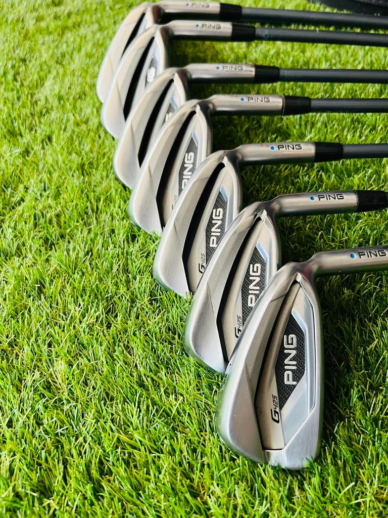 PING G425 IJzers – 4 t/m SW (Rechtshandig, Blue Dot), Ping, Zo goed als nieuw, Club, Ping