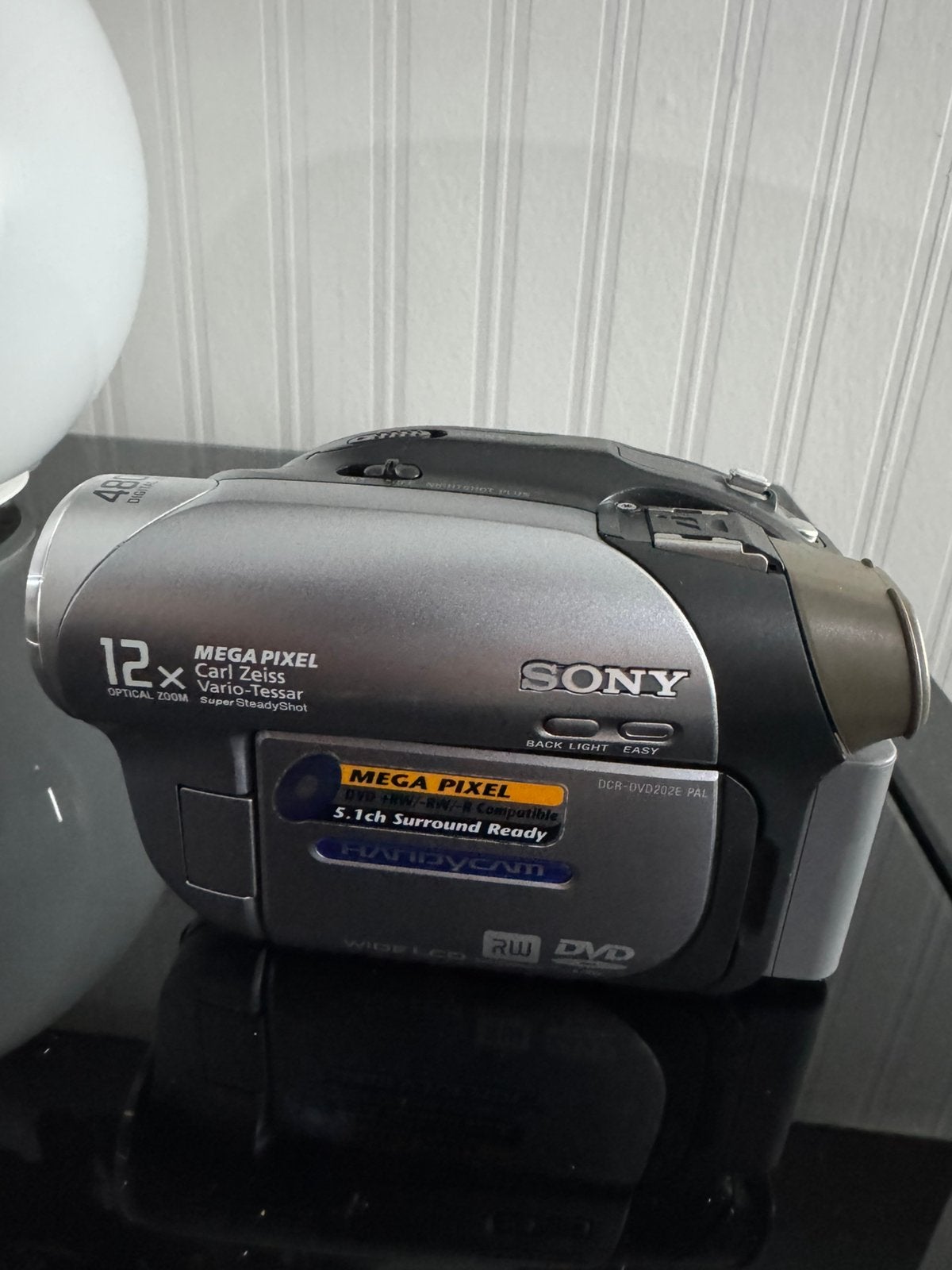 Vintage Sony Handycam DCR-DVD202E PAL (Mini-DVD Camcorder), Mini dv, Gebruikt, 20x of meer, Ophalen of Verzenden