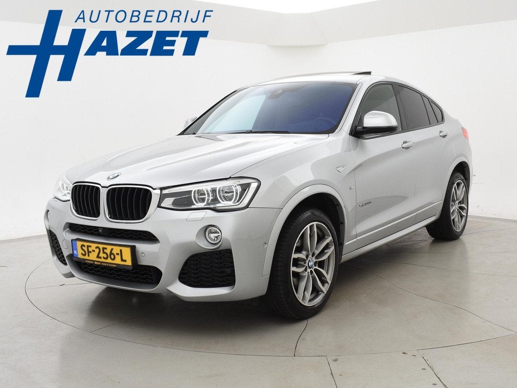 BMW X4 xDrive20d 190 PK M-SPORT + SCHUIFDAK | HEAD-UP | 360, Auto's, Automaat, 2000 kg, Leder en Stof, Bedrijf