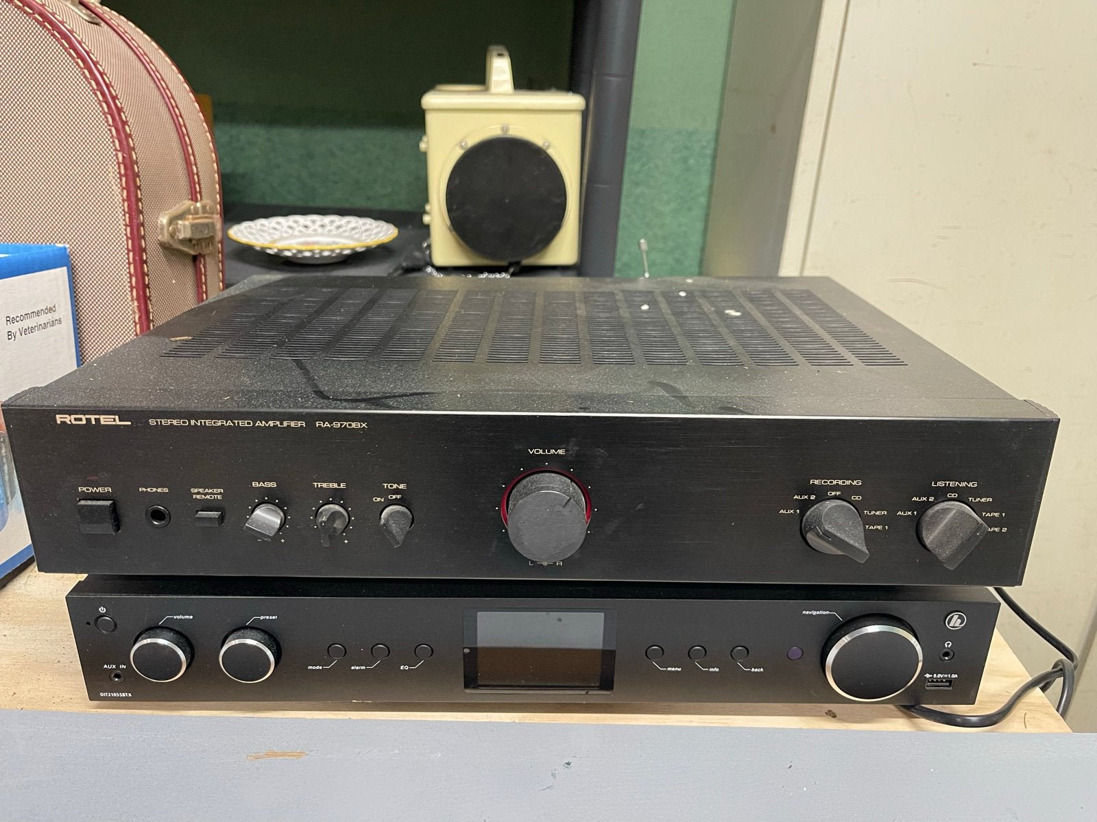 Rotel RA-970BX Stereo Geïntegreerde Versterker, Overige merken, Gebruikt, Ophalen of Verzenden, 60 tot 120 watt