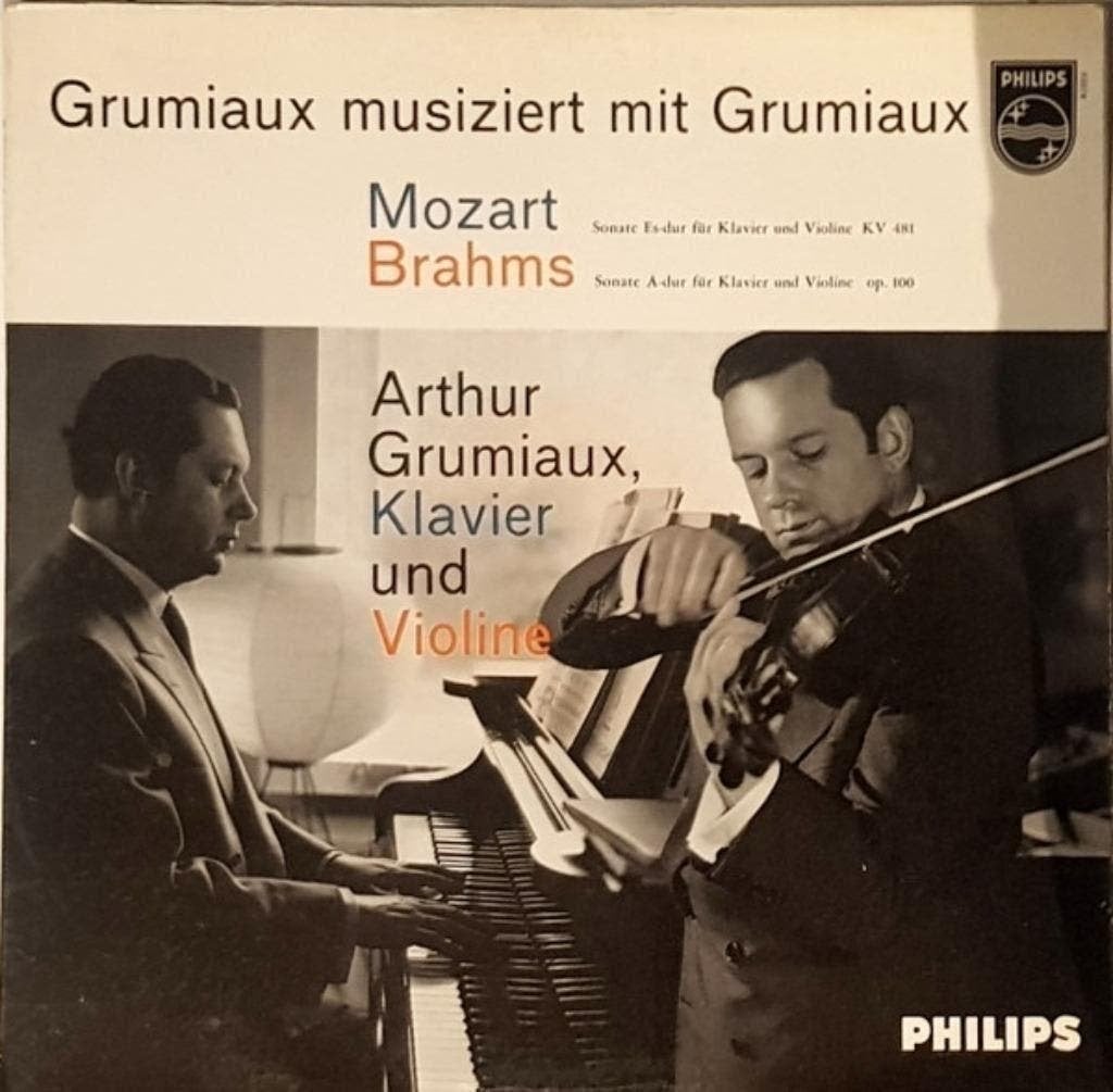 Arthur Grumiaux Mozart Brahms Grumiaux Musiziert Mit Grumiau, Ophalen, Kamermuziek, Zo goed als nieuw, 12 inch