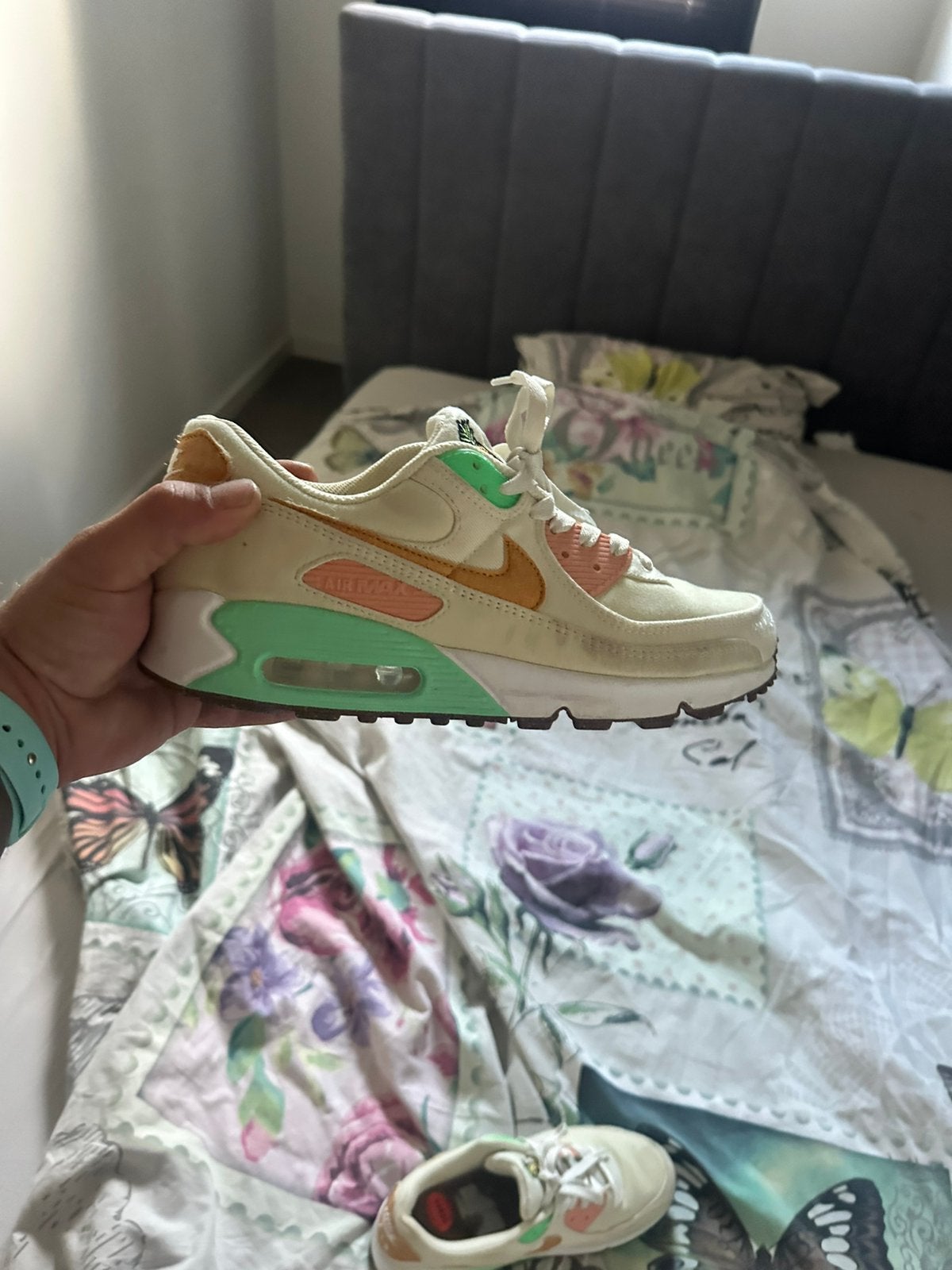 Nike air max 90 pine apple mt 42,5, Ophalen of Verzenden, Zo goed als nieuw, Sneakers of Gympen