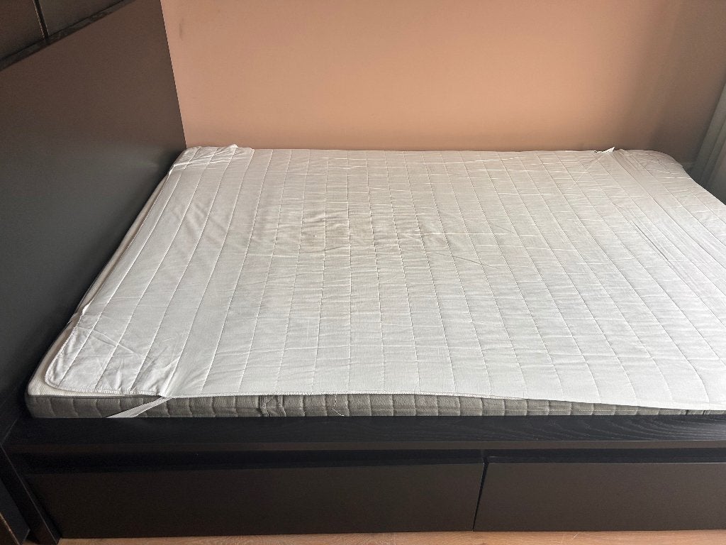 Matras voor twijfelaar 140/200, Ophalen, 140 cm, Zo goed als nieuw, Twijfelaar
