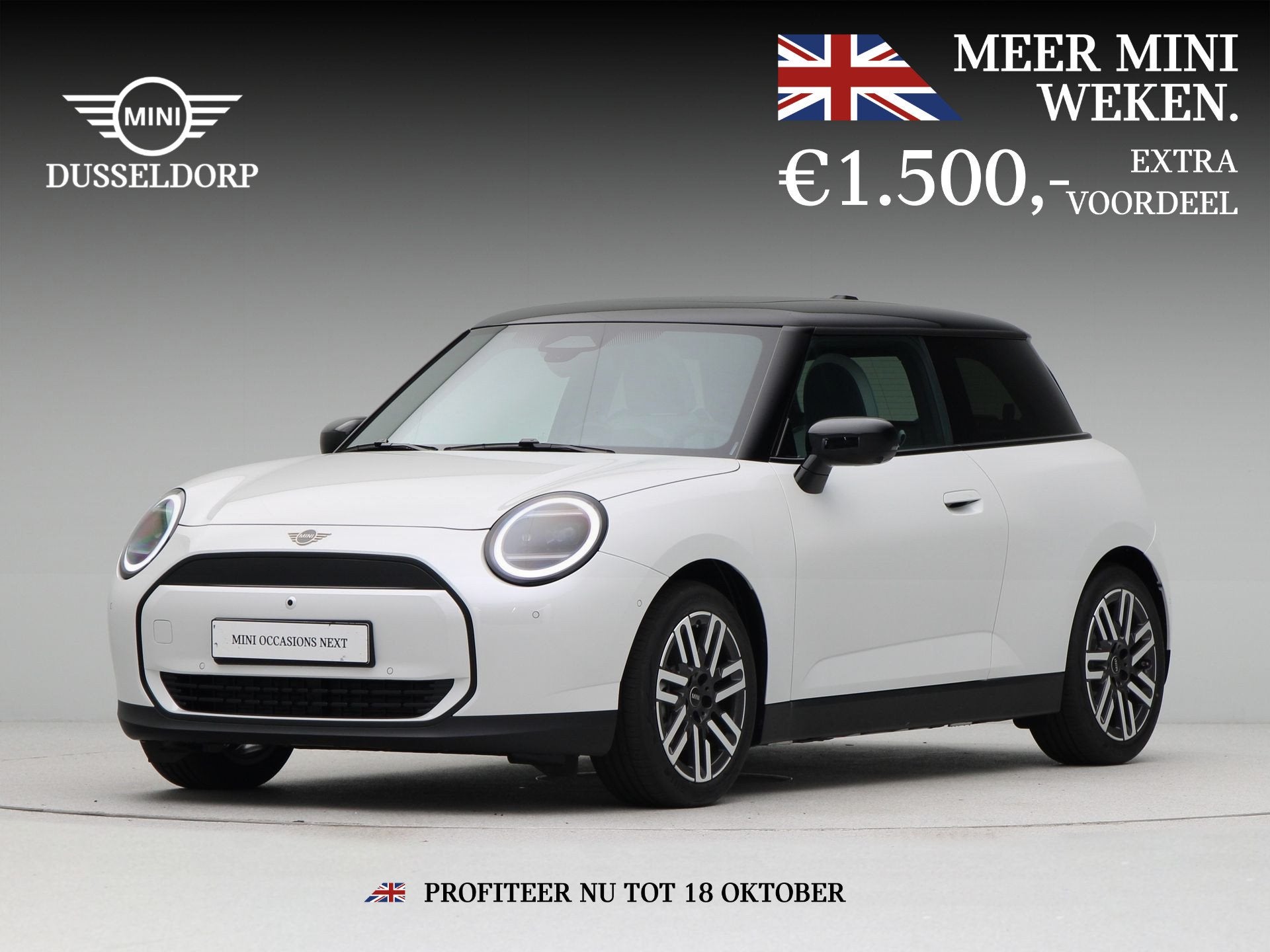 MINI Cooper E Classic Pakket L PRIVATE LEASE EUR 499,- (60 m, Auto's, 4 stoelen, Wit, 184 pk, Verwarmde buitenspiegels