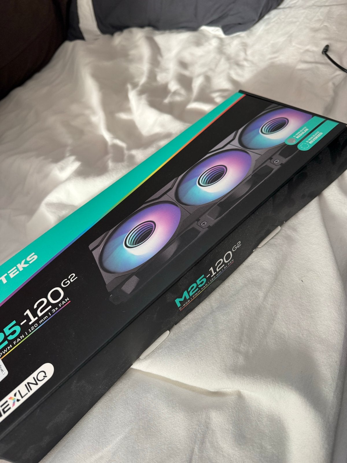 Phanteks M25-120 G2 PWM Fans (3x) - Nieuw in doos, Ophalen of Verzenden, Nieuw, Luchtkoeling