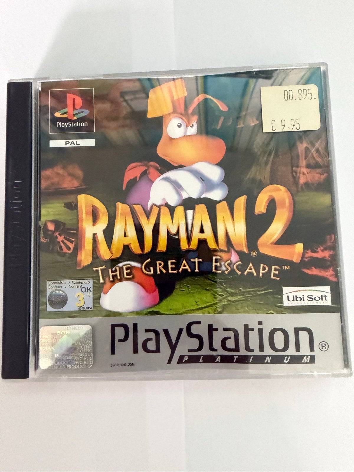Rayman 2 The Great Escape - PlayStation 1 Platinum, Gebruikt, 1 speler, Ophalen of Verzenden, Vanaf 3 jaar