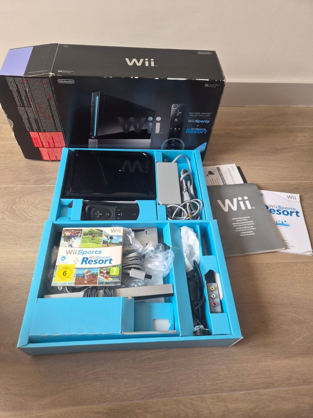 Nintendo Wii Sports Resort Pack Zwart - Zo goed als nieuw, Ophalen of Verzenden