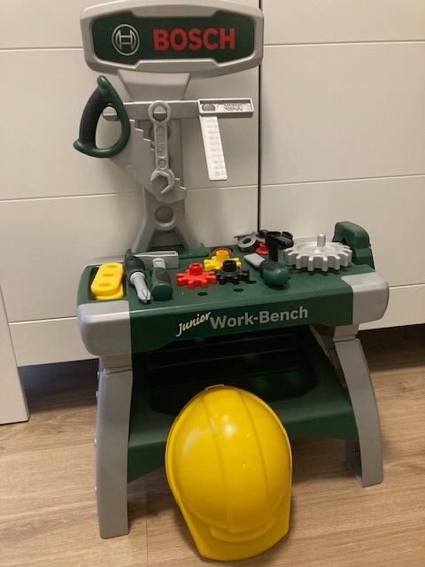 Bosch junior werkbank, Ophalen, Gebruikt
