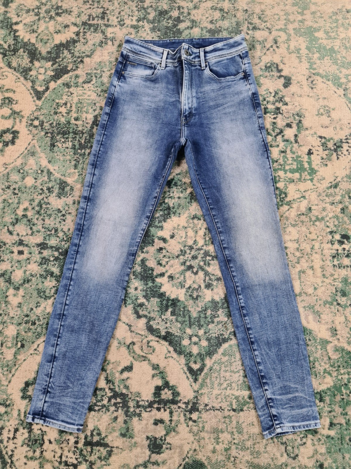 G-star kafey ultra High-rise skinny W27 L30 Dames Tulsi2730, Blauw, Ophalen of Verzenden, W27 (confectie 34) of kleiner, G-STAR RAW