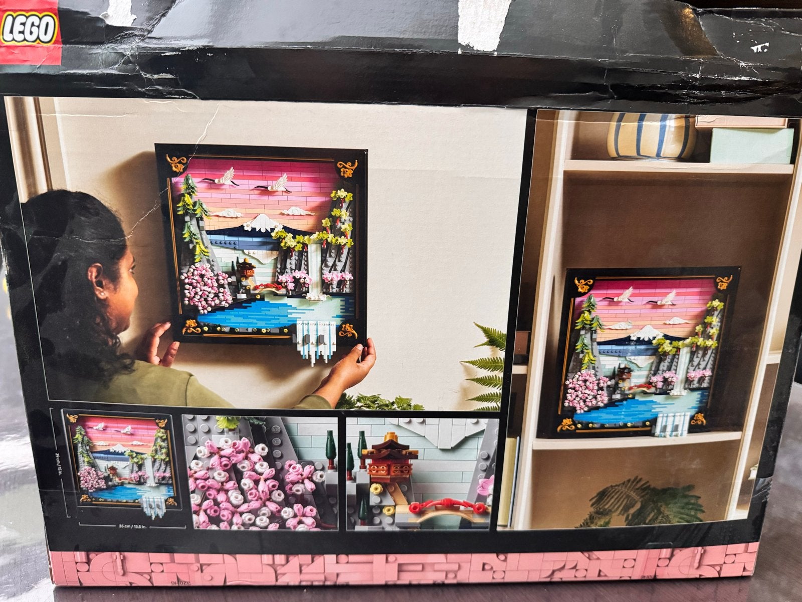 LEGO Art Japanese Cherry Blossom Landscape 31218, Ophalen, Zo goed als nieuw, Overige merken