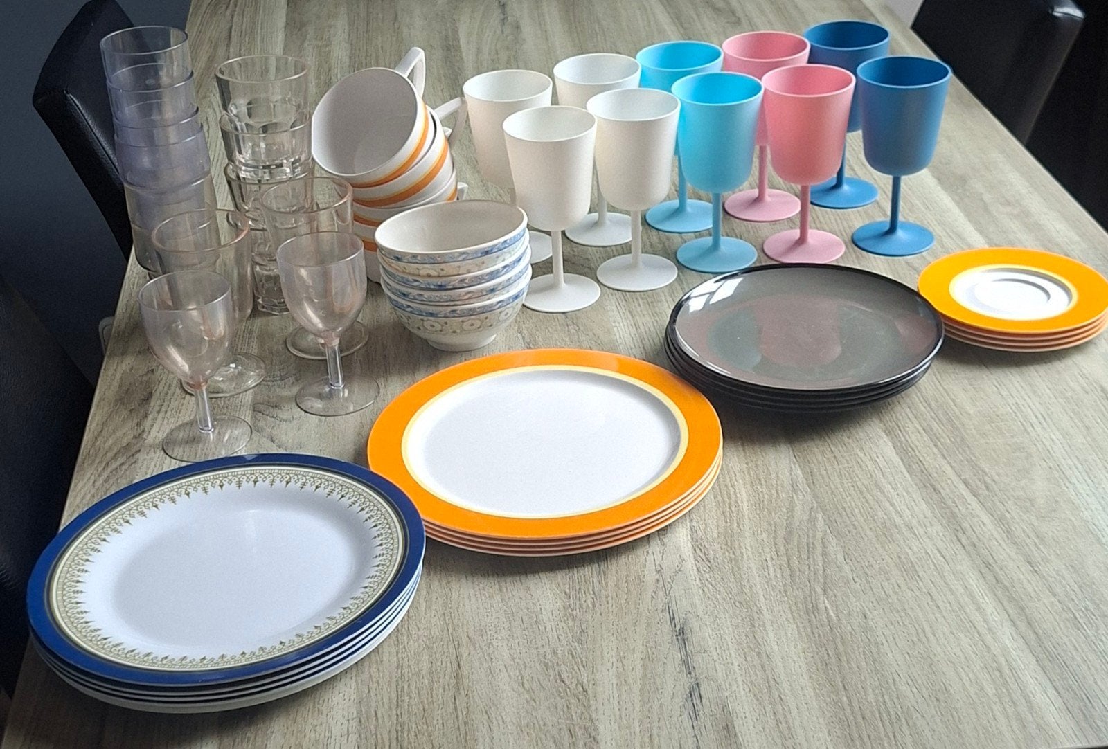 kunststof (Mepal) servies diversen, Ophalen of Verzenden, Gebruikt