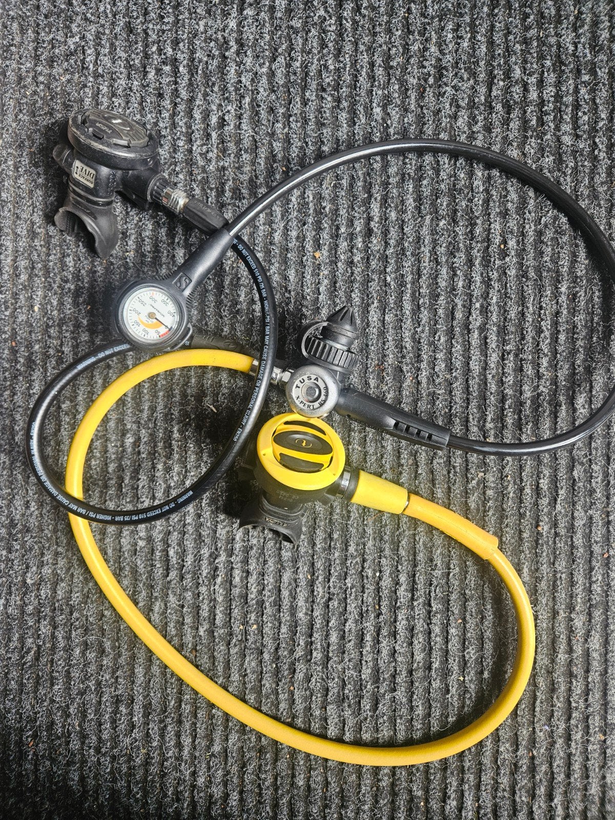 TUSA X-PERT Duikregelaar met Scubapro Manometer, Watersport en Boten, Duiken, Ophalen of Verzenden, Gebruikt