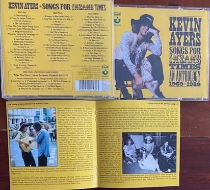 Kevin Ayers	Songs for insane times/An Anthology*1969-1980, Ophalen of Verzenden, Zo goed als nieuw, Poprock