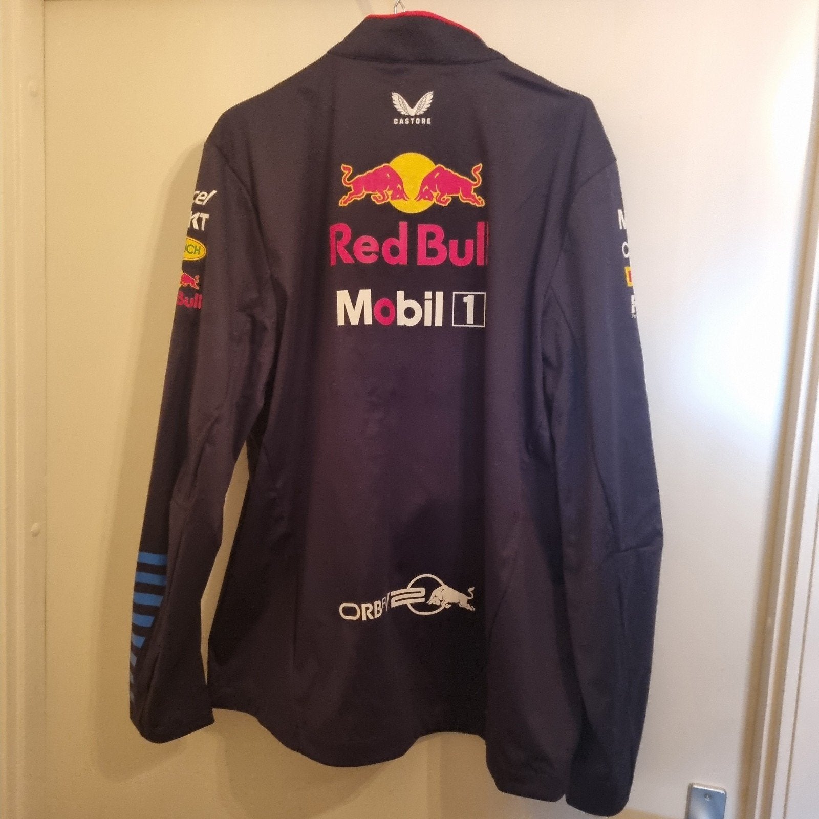 Formule 1 softshell jas gisteren gekochtop Zandvoort Redbull, Blauw, Ophalen of Verzenden, Red Bull Racing, Maat 56/58 (XL)