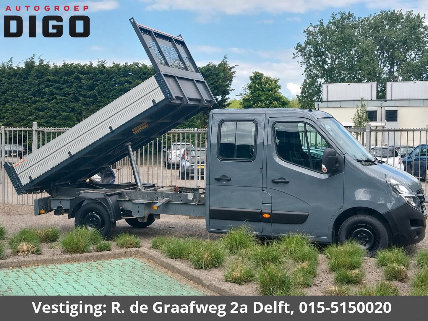 Opel Movano 2.3 CDTI BiTurbo L3 DC Kipper (ex.BTW) Dubbele C, Voorwielaandrijving, Stof, Gebruikt, 2500 kg