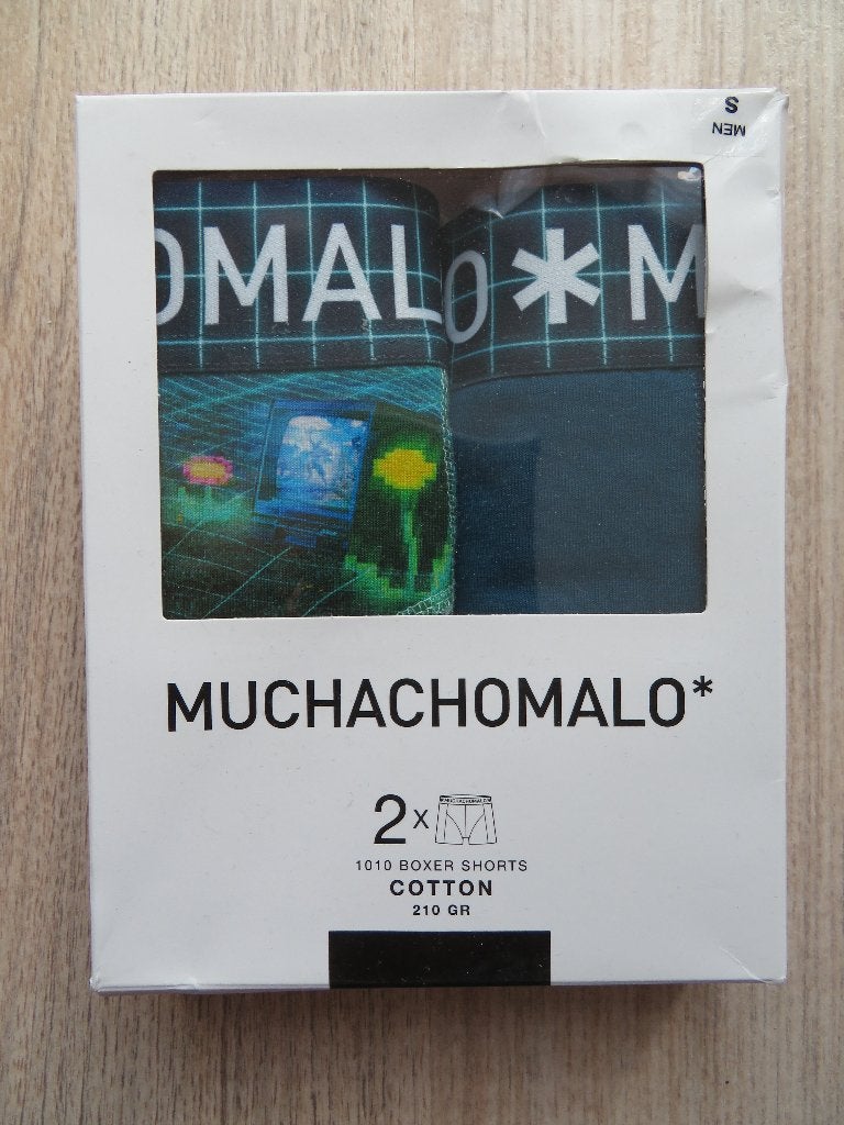Muchachomalo boxershorts (2-pack) - maat S, Kleding | Heren, Ondergoed, Ophalen of Verzenden, Groen, Muchachomalo, Boxer