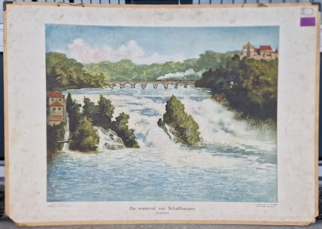 De waterval van Schaffhausen. Duitschland / J. Gabriëlse, Ophalen, Geschiedenis