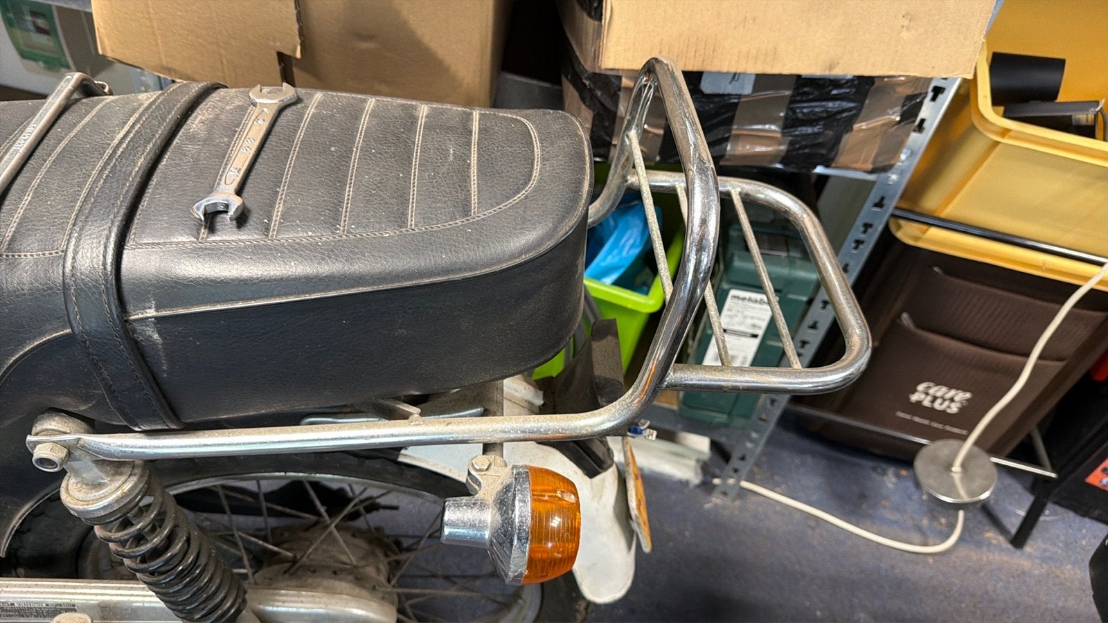 Bagagedrager Honda SS50 - Origineel Chroom, Ophalen of Verzenden, Gebruikt