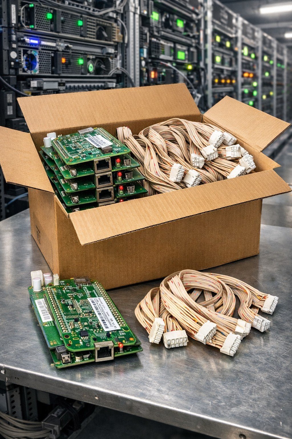 10x L3 Miner Netwerkkaarten met Kabelset, Computers en Software, Ophalen of Verzenden