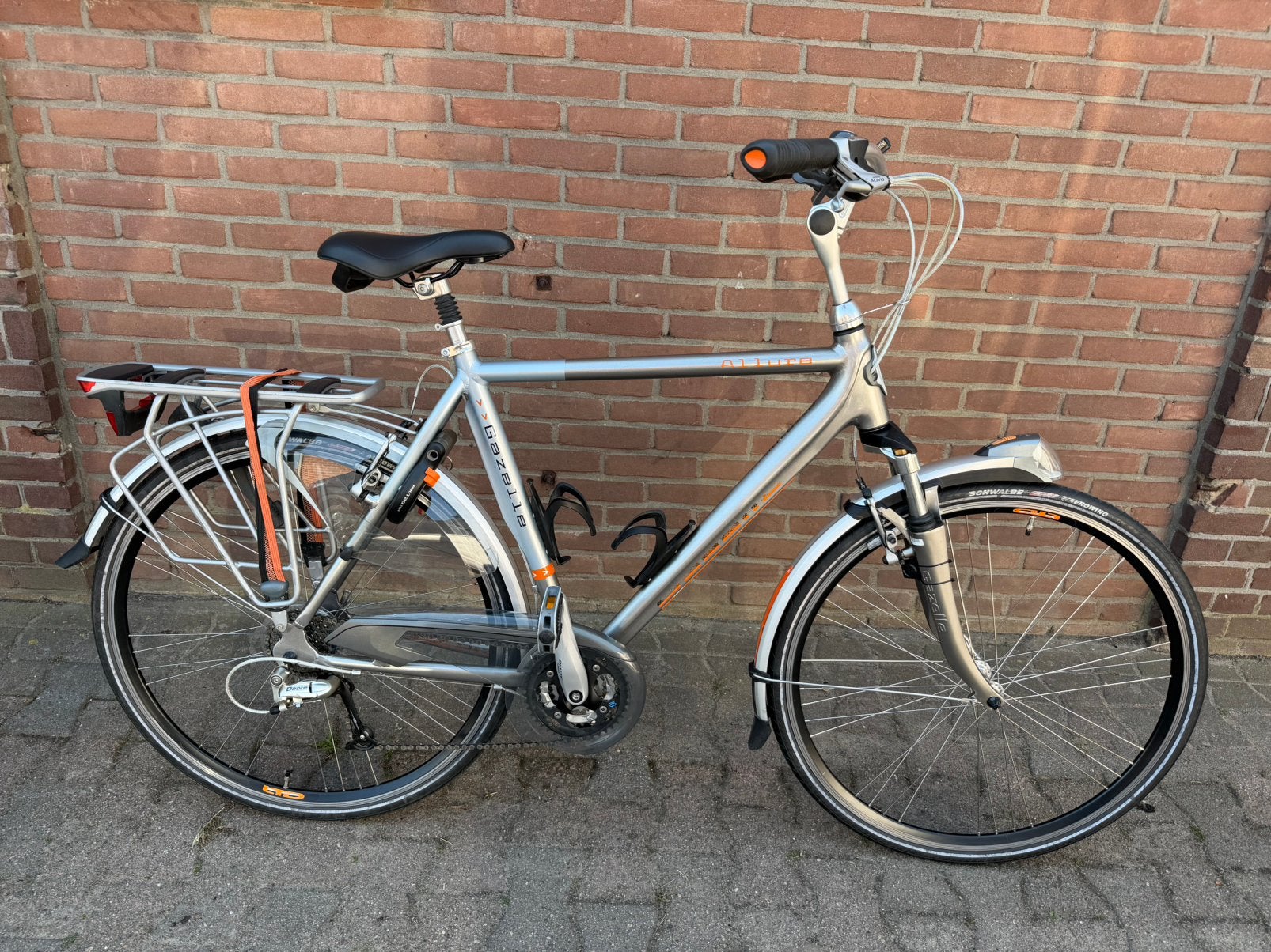 Zo goed als nieuw gazelle allure herenfiets toerfiets fiets, Ophalen, 28 inch, Vering, Zo goed als nieuw