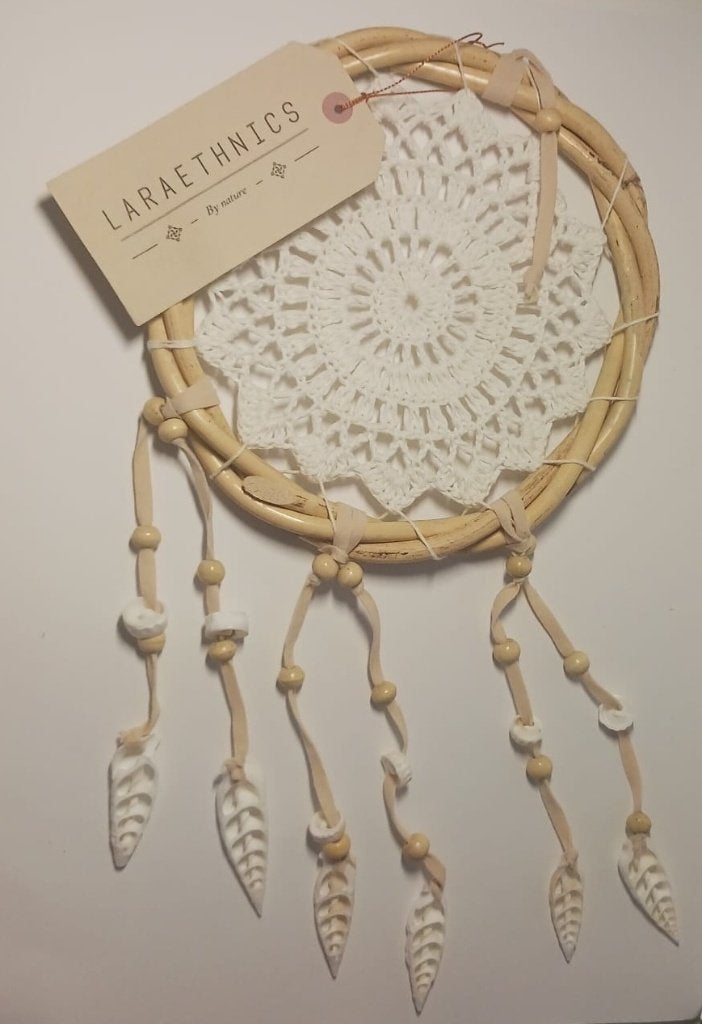 Dromenvanger met Schelpjes NIEUW Dreamcatcher, Beige, Boho, Nieuw, 13 cm