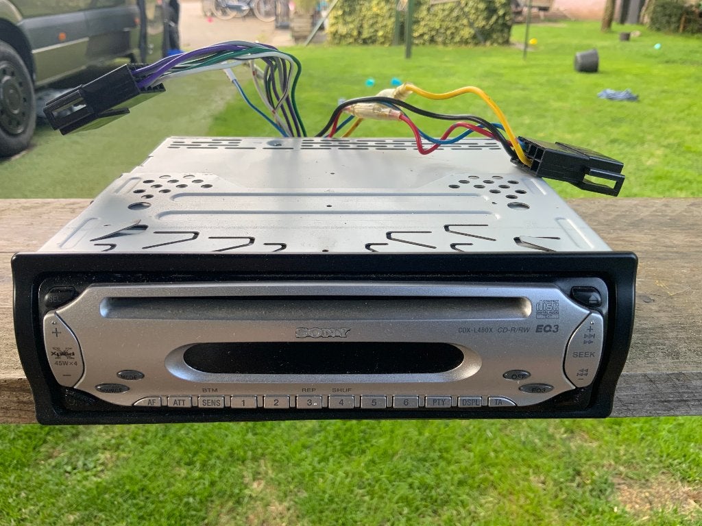 Sony autoradio / cd speler, Ophalen, Gebruikt
