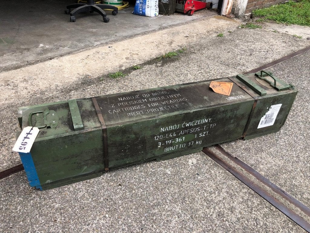 Legerkist - Munitiekist - 120 x 22 x 22 cm, Verzamelen, Militaria | Algemeen, Ophalen, Kist of Geocache, Overige gebieden, Onbekend
