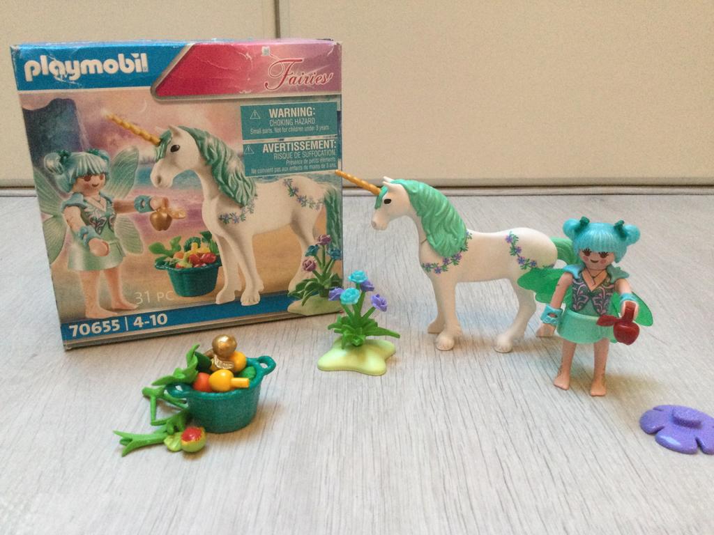 Playmobil fairies eenhoorn 70655, Ophalen of Verzenden, Zo goed als nieuw