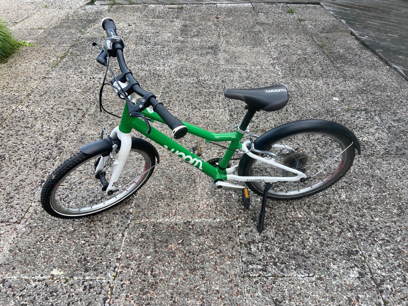 Woom kinderfiets 20 inch - groen, Fietsen en Brommers, Fietsen | Kinderfietsjes, Ophalen, Woom, Schijfrem, 16 tot 20 inch