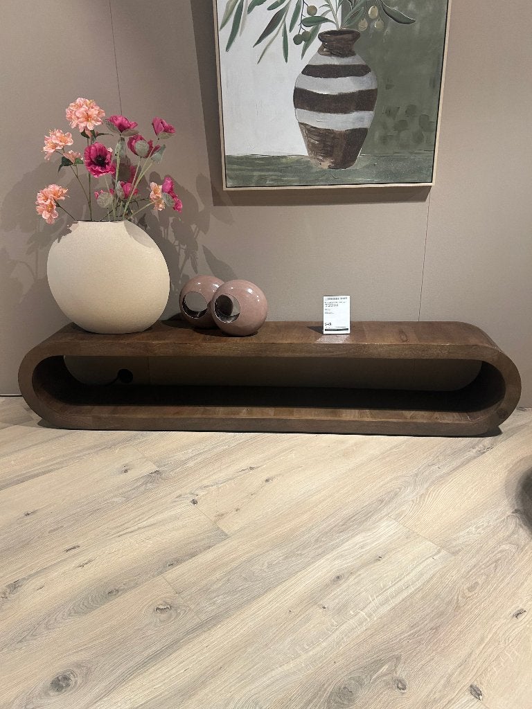 Tv meubel Elora, Ophalen, Zo goed als nieuw, 200 cm of meer, Minder dan 100 cm
