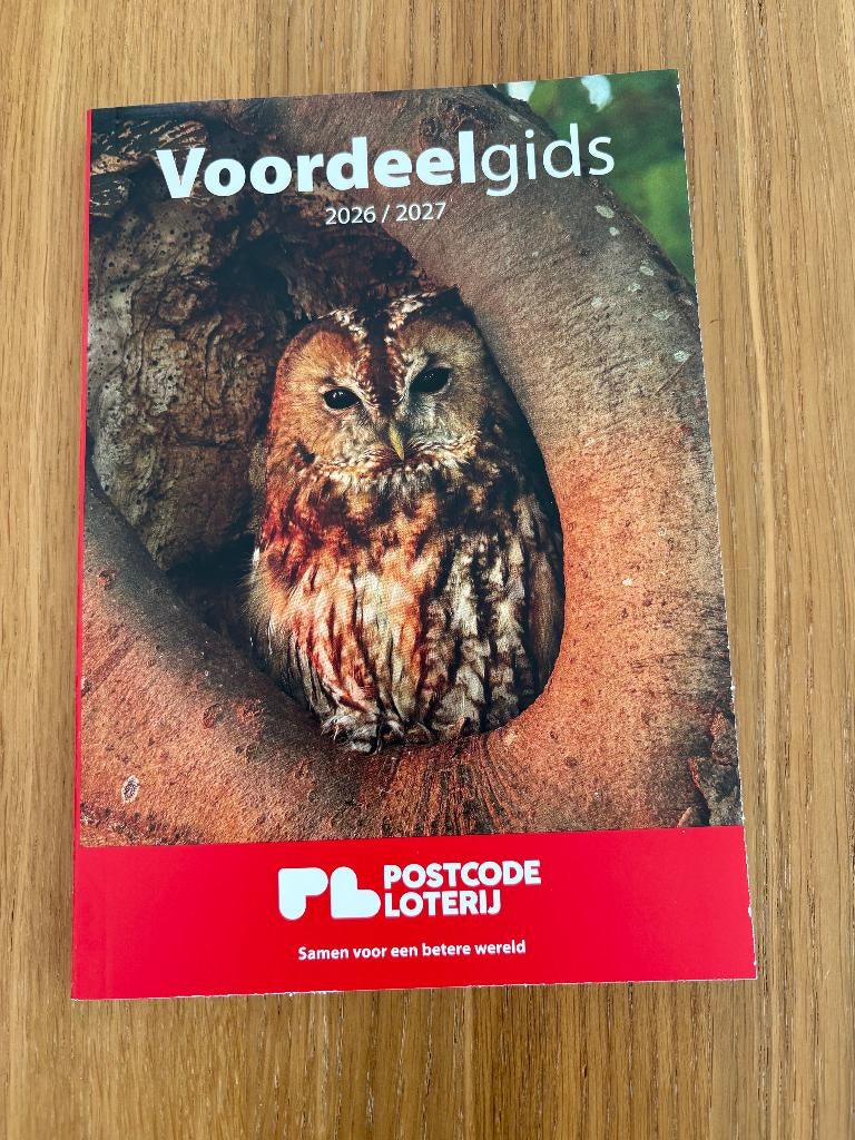 Voordeelgids 2026/2027 Postcode loterij, compleet, nieuw., Drie personen of meer, Kortingsbon, Overige typen