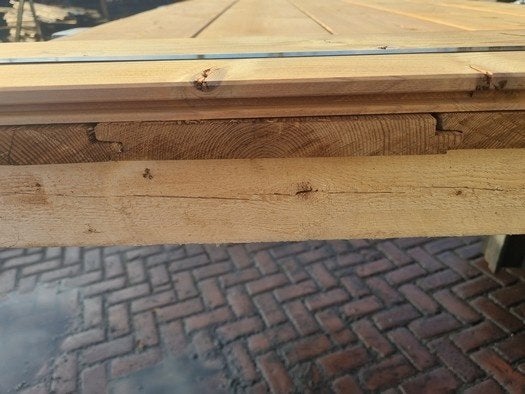 1.92 m2 Thermowood sponningschroot - nr: tp144, Ophalen, Nieuw, 180 tot 250 cm, Planken