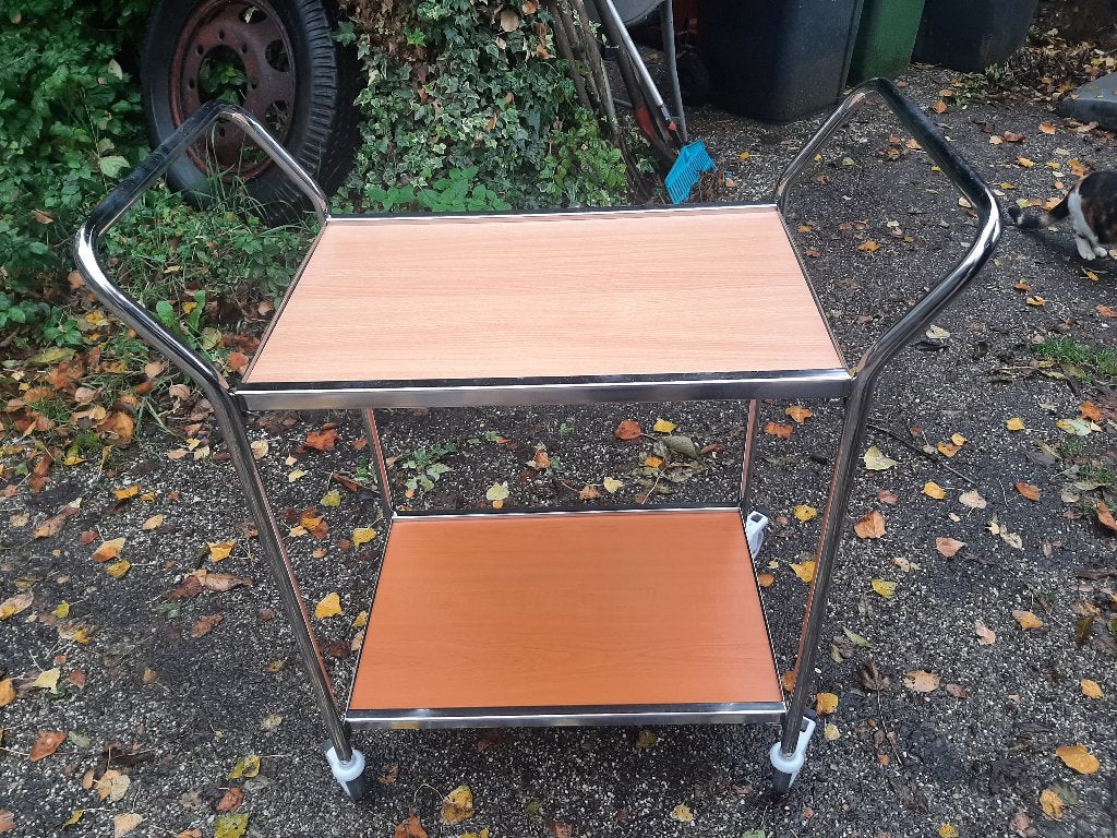 Serveer trolley of Keuken trolley, Ophalen, Minder dan 50 cm, Zo goed als nieuw, Minder dan 100 cm