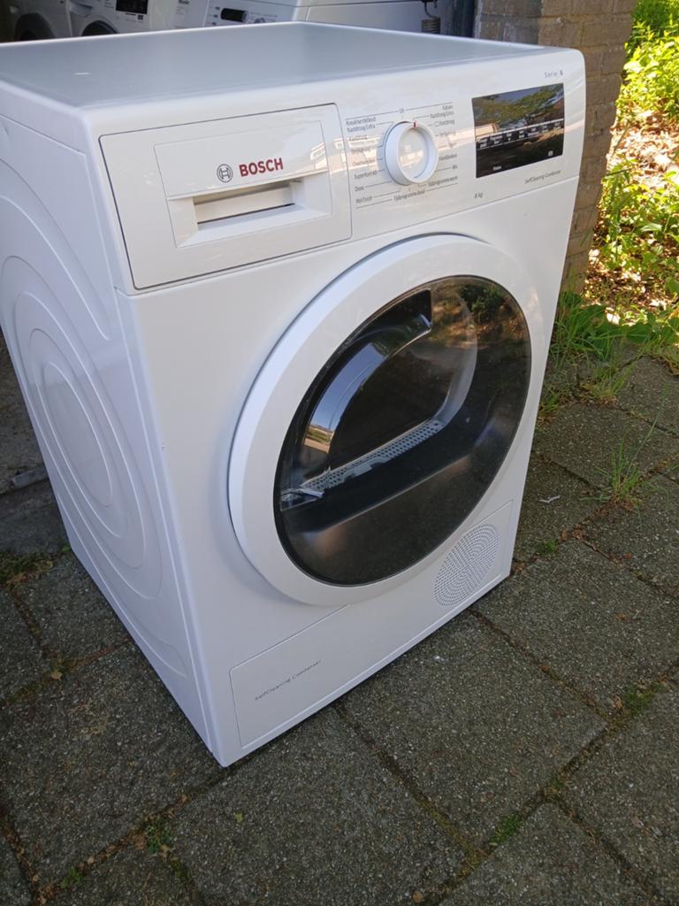 Warmtepompdroger Bosch serie6 8kg A++ nette staat!, Witgoed en Apparatuur, Wasdrogers, Minder dan 85 cm, 8 tot 10 kg, Refurbished