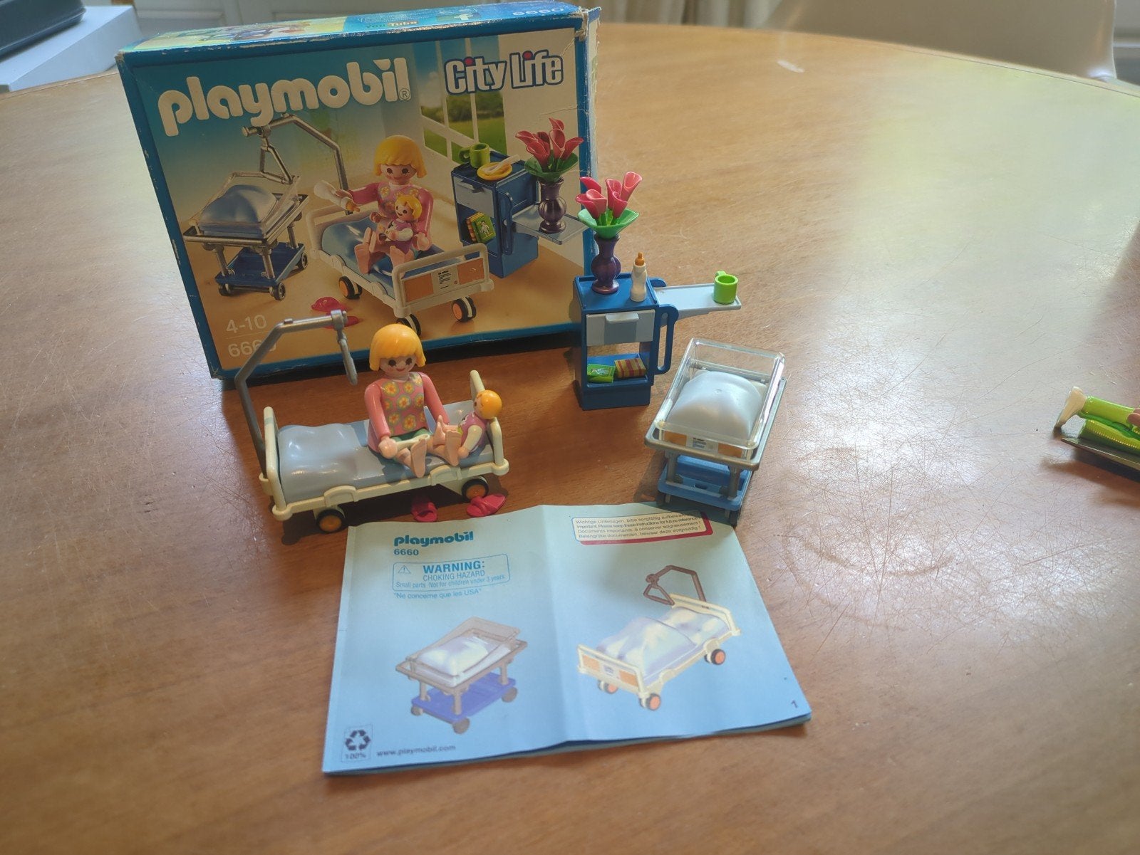 Playmobil City Life 6660 Ziekenhuiskamer met babybedje, Gebruikt, Complete set, Overige typen, Ophalen of Verzenden