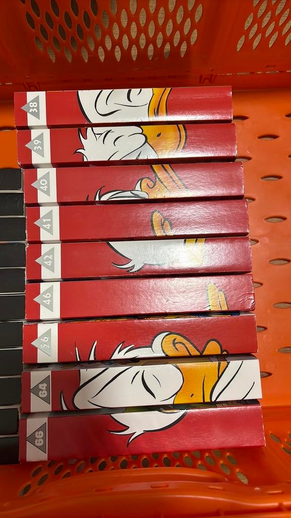 Donald Duck Dubbelpocket 9 stuks, Meerdere stripboeken, Ophalen of Verzenden, Gelezen