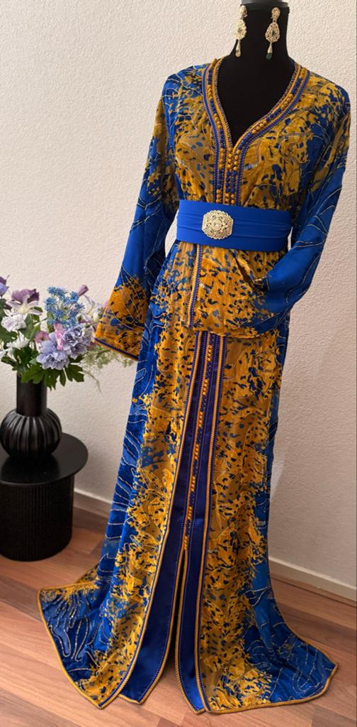 Nieuwe takshita in maat M-L, Maat 38/40 (M), Overige typen, Blauw, Nieuw
