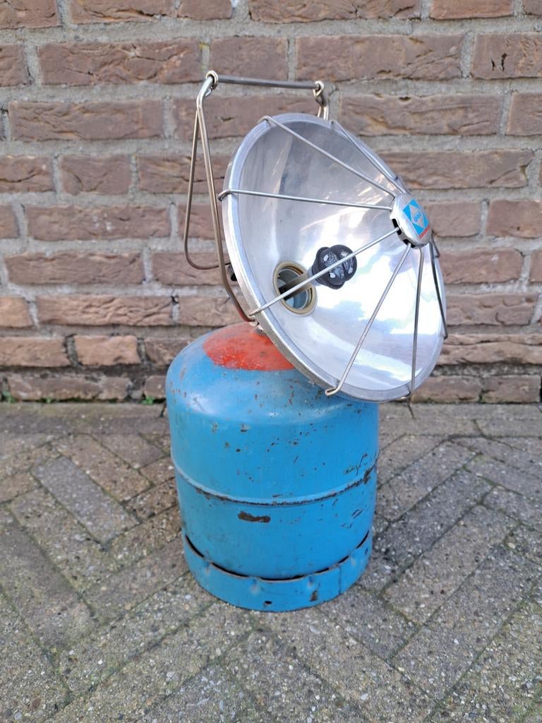 Vintage Campingaz gaslamp/heater, Ophalen, Gebruikt