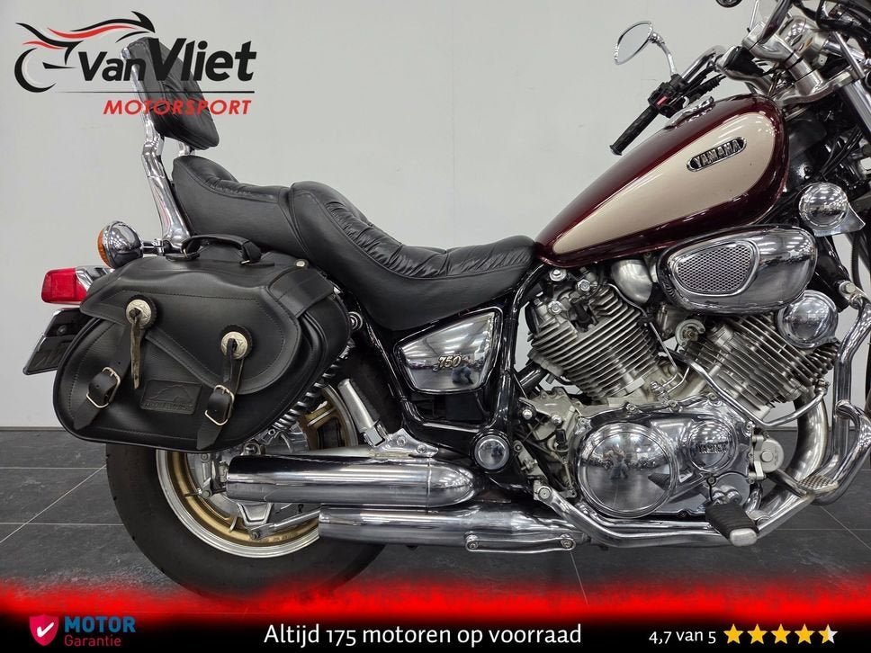 Prachtige Yamaha XV 750 Virago bj 1989 Zie Foto's.!, 2 cilinders, Chopper, Bedrijf, Onbekend